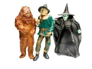 Vintage 1995 Wizard of OZ Turner Entertainment Figures Set of 3